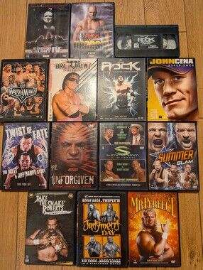 WWE/WWF DVD & VHS Collection